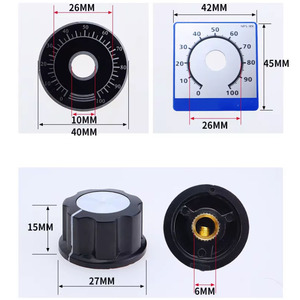 Potenciómetros de Película de Carbono de Doble/Triple Canal WTH118-2W y Resistencias Variables 1K 2K2 4K7 10K 100K 470K 1M al por Mayor de Fábrica - Product Image 5