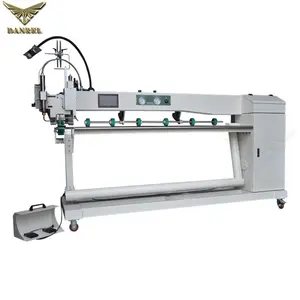 China Supplier Radio Frequency Clear PU Sheet Welder Automatic Curve Hot Air PVC Water Tank Welding Machine with Fabric Pullers