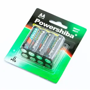 Personalizado Fornecedor De Ouro Aa R6 Bateria 1.5V 2X1.5V Um3 Para Despertador