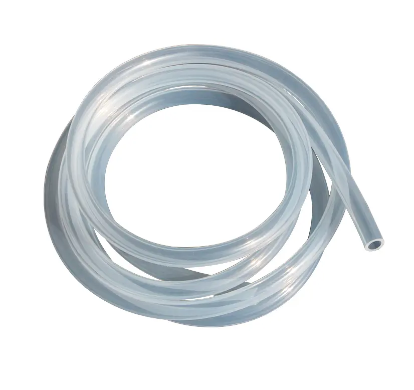 Tubo flessibile in gomma siliconica trasparente trasparente per uso alimentare ID 0.5 1 2 3 4 5 6 7 8 9 10 12mm O.D tubo flessibile in Silicone non tossico