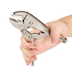 Tang Penjepit CRV Heavy Duty 9 Inch Long Nose 10 Inch Curved Jaw - Product Image 3