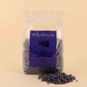 WaxNewK Glitter Star 1kg 2.2LB Bean de <span class=keywords><strong>cire</strong></span> dépilatoire basse température viscosité sans colophane <span class=keywords><strong>cire</strong></span> sans papier avec dioxyde de titane - Product Image 2