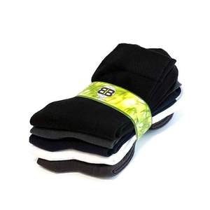 Calzini da uomo in bambù da 5 confezioni per uso quotidiano antiscivolo antiscivolo in poliestere poliammide personalizzabile taglia ODM prodotto - Product Image 1