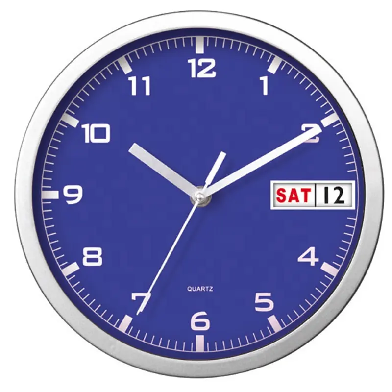 Настенные часы украшение для дома Кварцевые пластиковые настенные часы с датой и днем