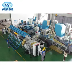 Machine de broyeur de tuyaux en plastique HDPE 500-5000 kg/h