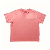 T-shirt DTG personnalisé Kornit, coupe lourde, délavé à l'acide, effet soleil, imprimé totem géométrique, streetwear, vente en gros usine OEM