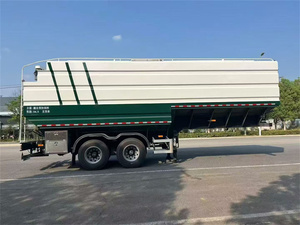 รถบรรทุกอาหารสัตว์ขนาด 6x4 10 ล้อ ความจุ 35 ลูกบาศก์เมตร บรรทุกอาหารสัตว์ได้ 20-30 ตัน รถพ่วงเหล็กสำหรับขนส่งอาหารสัตว์ - Product Image 5