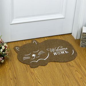 Thảm Chùi Chân Không Đều, Thảm In Hình Động Vật Chống Trượt, Thảm Sàn Nhà Bếp, Thảm Nhà Tắm, Mèo PP, 3D Dễ Thương, Tùy Chỉnh Theo Mùa, TPR - Product Image 6