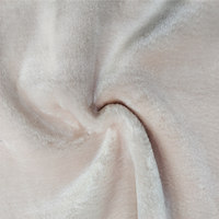 Peluche personnalisée en Velboa tricoté, largeur 160 cm, couleurs GSM, 100 % polyester, épaisse, respirante, teinte, pour pantoufles, chapeaux, doublures, jouets