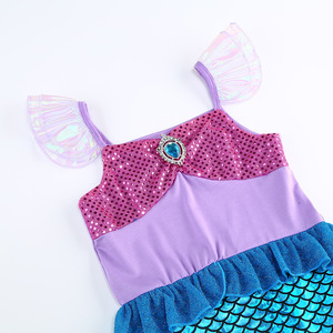 Disfraz de Sirena para Niñas, Disfraz de <span class=keywords><strong>Princesa</strong></span> <span class=keywords><strong>Ariel</strong></span> para Fiesta de Cumpleaños, Disfraz de <span class=keywords><strong>la</strong></span> <span class=keywords><strong>Sirenita</strong></span> para Niños - Product Image 4