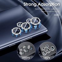 Protecteur d'écran en verre pour appareil photo anneau d'objectif en diamant pour samsung galaxy S22 S23 Ultra Metal Camera Cover Phone Ring Glass screen protector