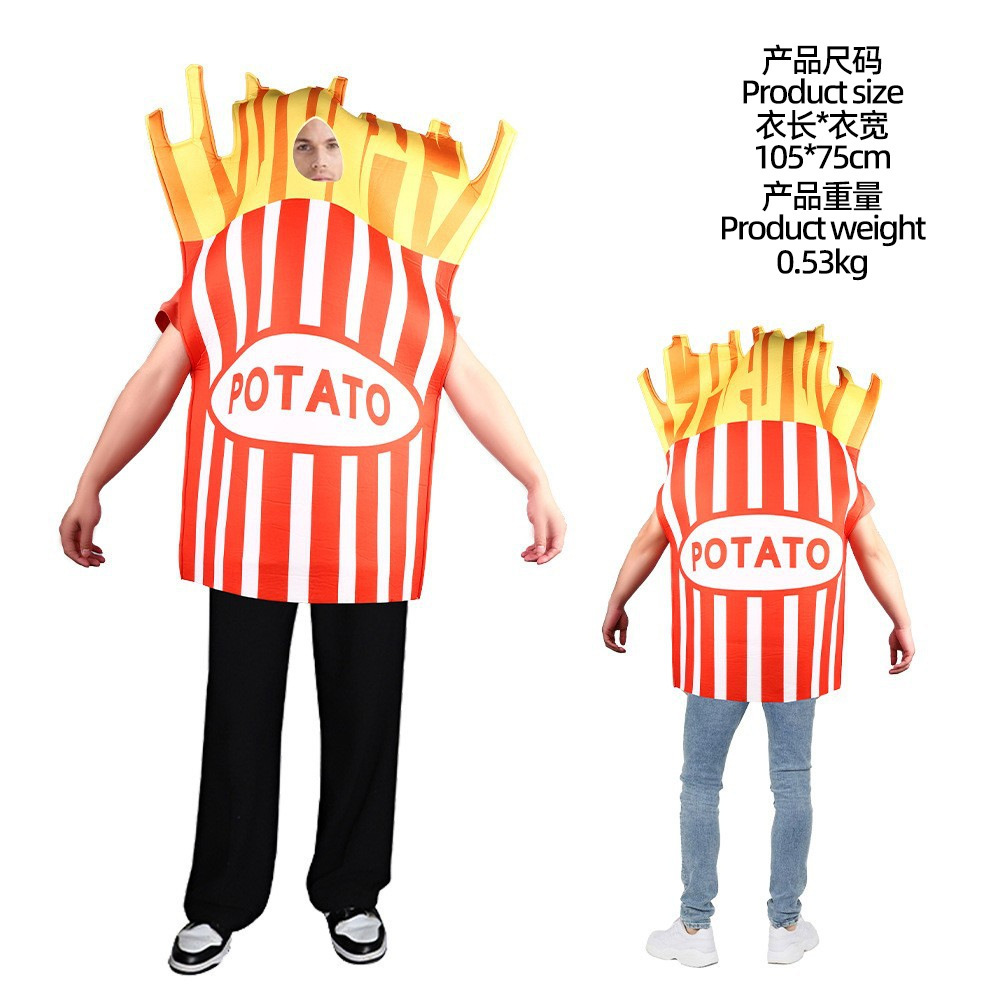 French Fries Composite Sponge Clothing