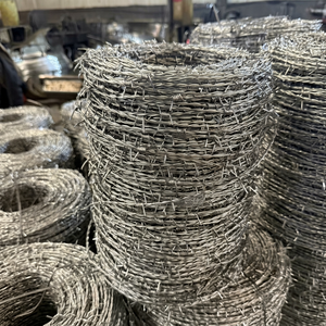 Alambre de Púas Galvanizado en Rollo, de Alta Resistencia, para Cercas Agrícolas, Alambre de Seguridad Tipo Cuchilla, Material para Cercas Industriales, Suministro a Granel - Product Image 5