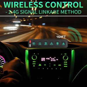 Panel de relés inalámbrico de 6 vías, 12V 40A, módulo de interruptor de control de circuito para coche/barco, para actualización y reequipamiento. - Product Image 1
