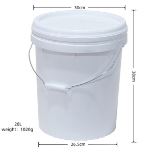 Seau en <span class=keywords><strong>plastique</strong></span> recyclable de qualité alimentaire 10L 15L 20L avec poignée, bidon d'huile lubrifiante scellé, conteneur de stockage en PP avec <span class=keywords><strong>couvercle</strong></span> – Offre Spéciale - Product Image 2