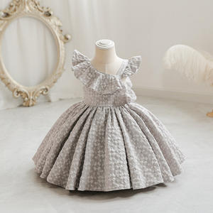 Robe de cérémonie pour filles, en coton mélangé de haute qualité, nouvelle collection 2025, pour bébé fille, princesse, bijoux - Product Image 4