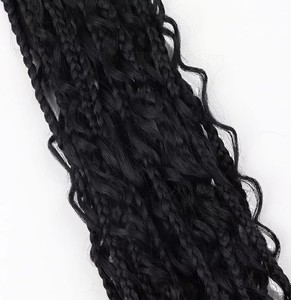 Cabello Remy Ondulado para Crochet, Doble Trama, 140g, 12/28 Pulgadas, Pelucas Rizadas al por Mayor, Cabello Rizado para Crochet con <span class=keywords><strong>Trenzas</strong></span> <span class=keywords><strong>de</strong></span> Pluma - Product Image 6