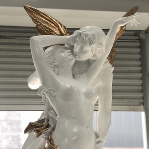 Estatua de fibra de vidrio griega de fama mundial, escultura de Ángel besándose, <span class=keywords><strong>estatuas</strong></span> de Ángel de amor - Product Image 6