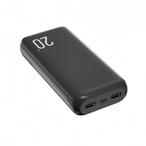 Batería Externa Portátil de 20000mAh con Capacidad Real, Salida Dual USB Tipo-C, LED, Cargador de Batería Externo para Teléfono, Venta al por Mayor de Fábrica - Product Image 1