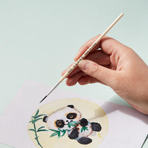 0 #   00 #   Pinceau de peinture artistique professionnel pour détails fins, poils en nylon, pour <span class=keywords><strong>gouache</strong></span>, aquarelle, peinture à l'huile - Product Image 3