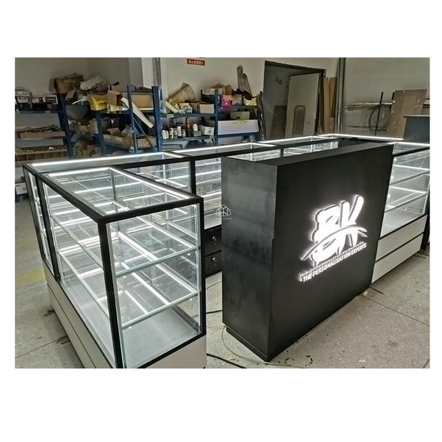 Shopping Mall Closed Counter Mobile Phone Showcase Mobile Phone Kiosk for Sale