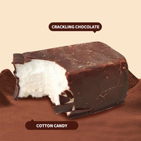 Caramelos ODM al por mayor, etiqueta privada personalizada, barra de malvavisco recubierta de Chocolate crujiente, Halal Choco, malvas recubiertas, dulces, juguetes de caramelo para niños