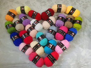 Hilo de lana 100 acrílica, color personalizado para tejer anillo, hilo de tejer de algodón suave para leche de bebé, venta al por mayor de fábrica - Product Image 5