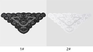 Mantilla espagnole blanche en dentelle, foulard court pour la messe catholique, pour mariée - Product Image 6