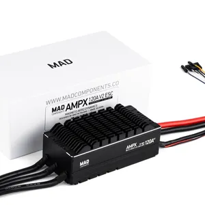 MAD AMPX 120A 12-24S ESC Regulator 24v Electric DC Motor Speed <strong>Control</strong> High Efficiency For UAV Quadcopter - Product Image 3