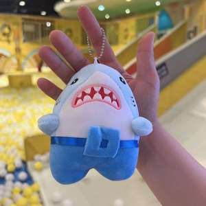 Divertido Tiburón Pequeño para Muñeca, Peluche de 15 cm y Colgante de Algodón para Llavero/Mochila, Logotipo Personalizable, Juguete de Dibujos Animados Unisex - Product Image 6