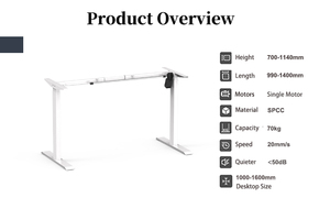 2sab2 (F) mạnh mẽ không chổi than đơn văn phòng động cơ điện có thể điều chỉnh chiều cao bảng đứng Bàn máy tính bàn điện - Product Image 2