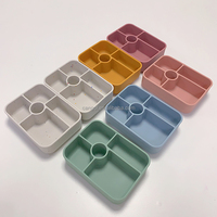 Boîtes à déjeuner réutilisables pour enfants micro-ondes cuisine Silicone étanche conservation des aliments frais boîte à Bento en Silicone pour adultes