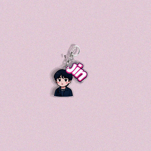 Llavero de acrílico con foto de dibujos animados de ídolos de K-pop, accesorio para mochila de la gira mundial 2026, AR <span class=keywords><strong>V</strong></span> Jimin J-hope Suga Jin - Product Image 2