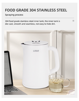 Bouilloire électrique multifonction Imichef 1,5 L à température réglable avec fonction maintien au chaud