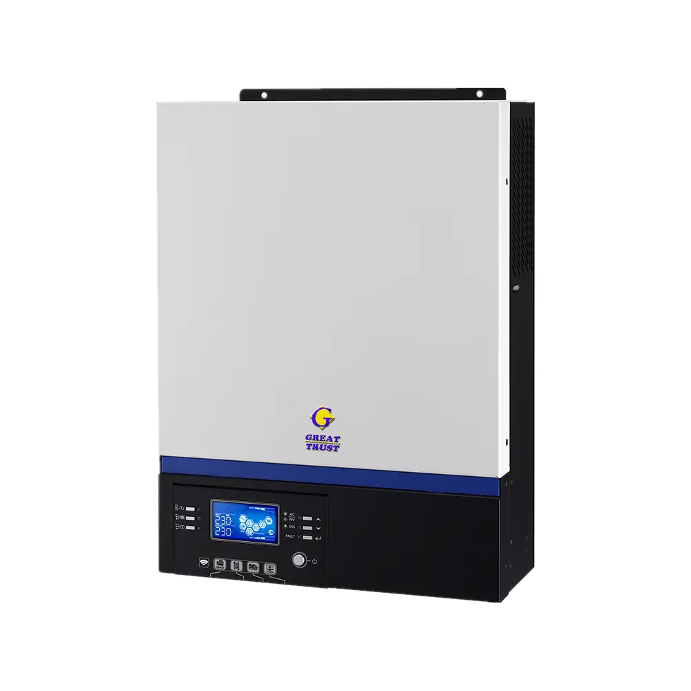 مولد 55kw 48v عاكس شمسي هجين مع المحدد Voltronic Axpert VM III 5KW