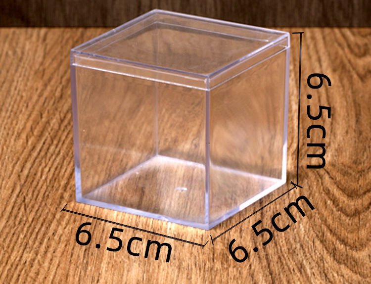 Clear-6.5X6.5X6.5cm