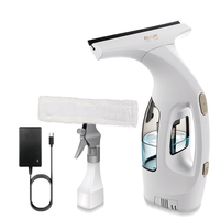 RAF R.34000 Nettoyeur de vitres 2-en-1 sans fil 20W avec raclette, batterie 3000mAh, pulvérisateur et chiffon microfibre pour usage quotidien