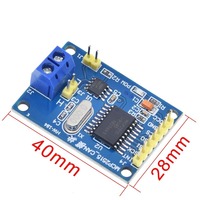TZT MCP2515 carte de Module de pilote de bus CAN TJA1050 récepteur SPI pour Module d'interface de contrôleur 51 bras pour Kit de bricolage Arduino
