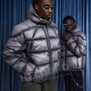 Custom Best Quality Padded Coats <strong>Winter</strong> Zip up Down <strong>Jacket</strong> for <strong>Men</strong> Outdoor Windbreaker With logo Puffer <strong>Jacket</strong> Manufacturer - Product Image 2