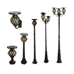 Mejor venta decorativos <span class=keywords><strong>ornamentales</strong></span> <span class=keywords><strong>de</strong></span> hierro <span class=keywords><strong>fundido</strong></span> <span class=keywords><strong>de</strong></span> la lámpara al aire libre polos - Product Image 4
