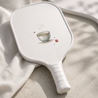 Raquette de pickleball en fibre d'aramide, légère, pour jouer en intérieur et en extérieur, pour hommes, femmes et adultes