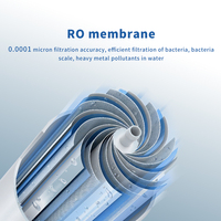 Purificateur d'eau par osmose inverse électrique 75 GPD à 5 étapes, filtre à eau potable directe, système RO, prix usine pour usage domestique, OEM