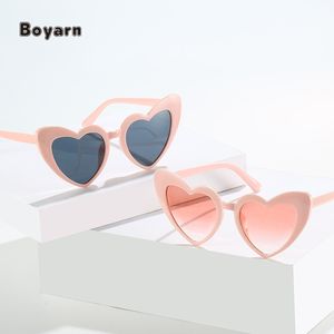 Boyarn أزياء رخيصة بيضاء وردية نظارات شمسية للحفلات الحب على شكل قلب للنساء ظلال نظارات شمسية لحفلات الزفاف شعار مخصص - Product Image 2