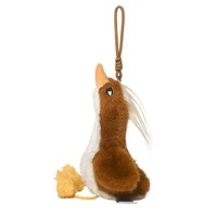 Peluche Premium EN71 Jaune Doux, Doux pour la Peau, Modèle A-Wang, Oiseau Esthétique à Longues Jambes, Cadeau