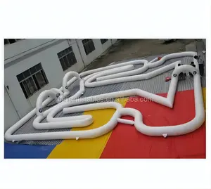 Factory Sale Kids outdoor inflatable go karts race track