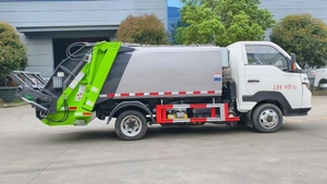 Camion Compacteur de Déchets HOWO pour Sous-sol, Mini Camion de Collecte de Déchets Compressés 4x2, Camion de Transfert de Déchets et Ordures - Product Image 4