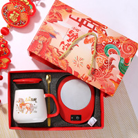 Mug isotherme double paroi en céramique 55°C avec coffret cadeau – Idéal pour événements d'entreprise, cadeaux promotionnels et souvenirs quotidiens