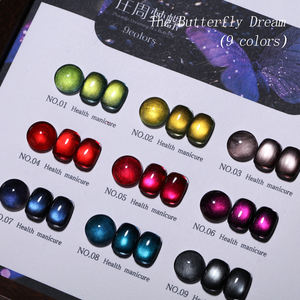 ZRKGEL sıcak Trend 9 renkler kedi göz jel tırnak  cilalama seti tedarikçisi toptan profesyonel kokusuz manyetik kedi göz UV jel çivi için - Product Image 2