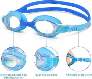 बच्चों को पावर स्विमिंग गॉगल के बच्चों के लिए एंटी-फॉग ऑफीस बेस्ट वाटरप्रूफ बच्चों को तैरने का चश्मा - Product Image 3