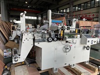 Machine de découpe et de refendage d'étiquettes GPD-350L, machine de découpe à plat pour étiquettes imprimées, du rouleau au rouleau ou du rouleau à la feuille